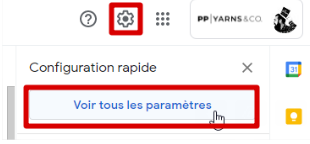 Accès aux paramètres