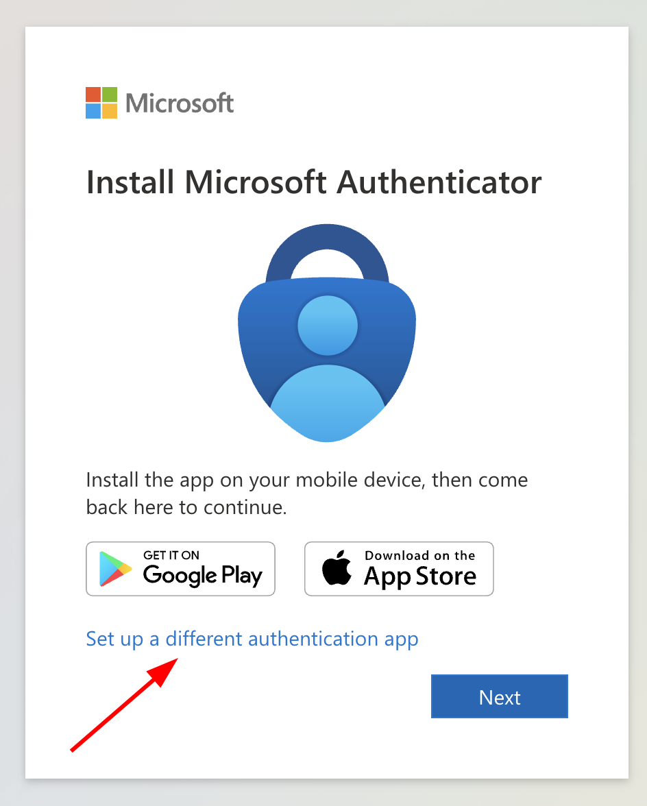 Installation de Microsoft Authenticator